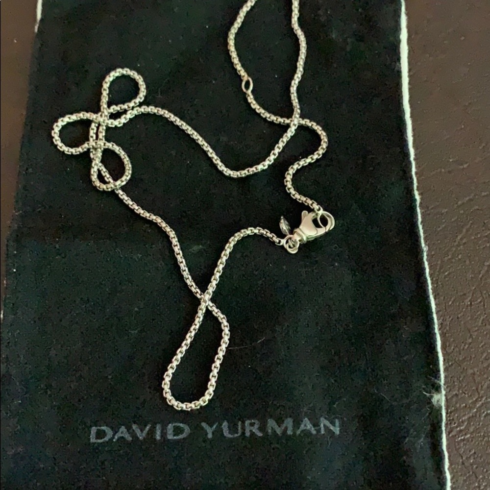 Authentic David Yurman Box chain necklace